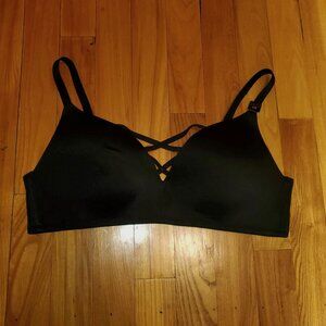NWT La Senza Wireless Bra - Black - size Large